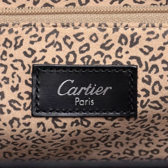 Cartier Panthere Leather Handbag Black - Picture 10 of 15